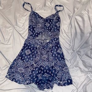 Hollister Bandana Pattern Romper